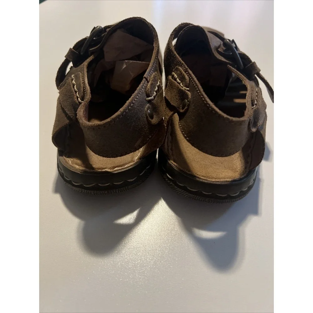 Josef Seibel mens Size 42 river sandals Brown 205693 Closed‎ Toe Leather